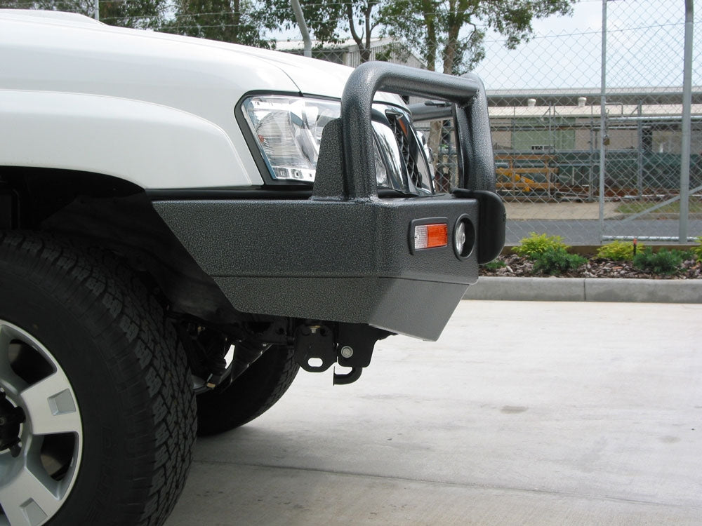 Nissan Patrol Gu Y61 Bullbar With Bumper Lights (10/04 To 04/16)