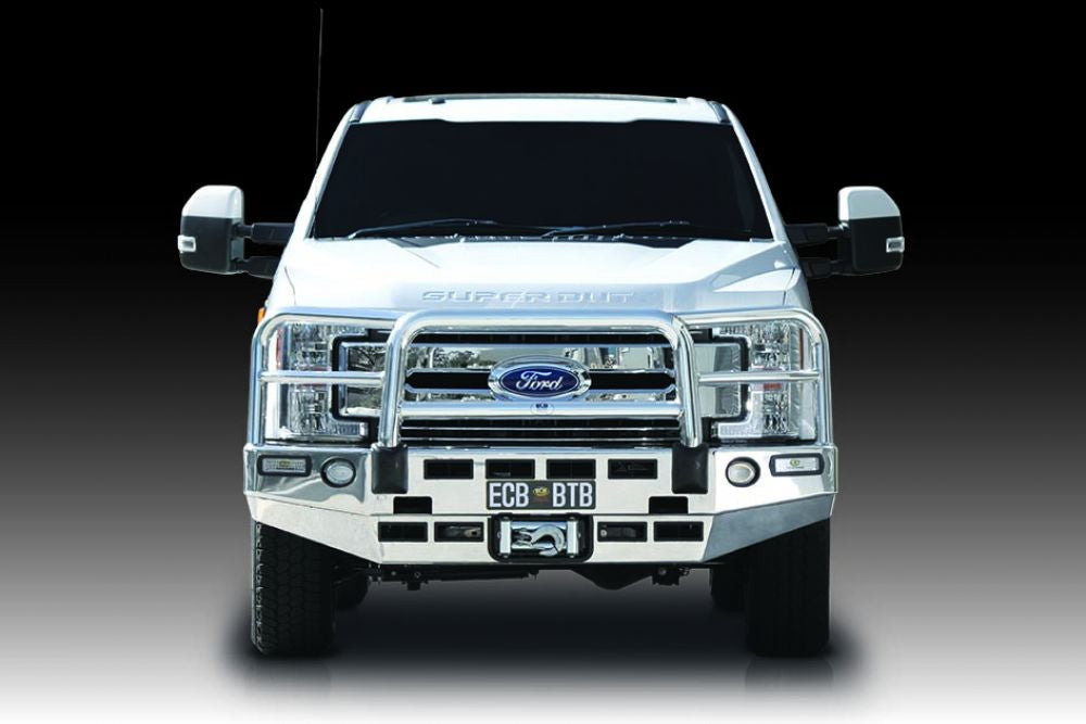 Ford F250 Super Duty Winch Bullbar With Bumper Lights (My17 To )