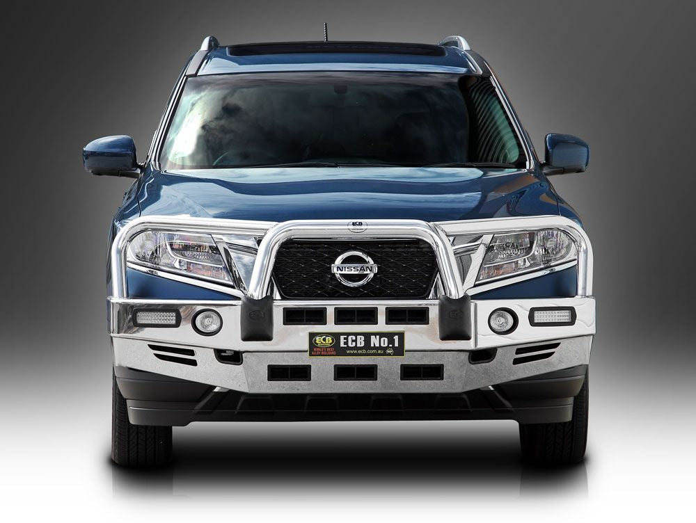 Nissan Pathfinder R52 Bullbar With Bumper Lights (10/13 To 11/16)