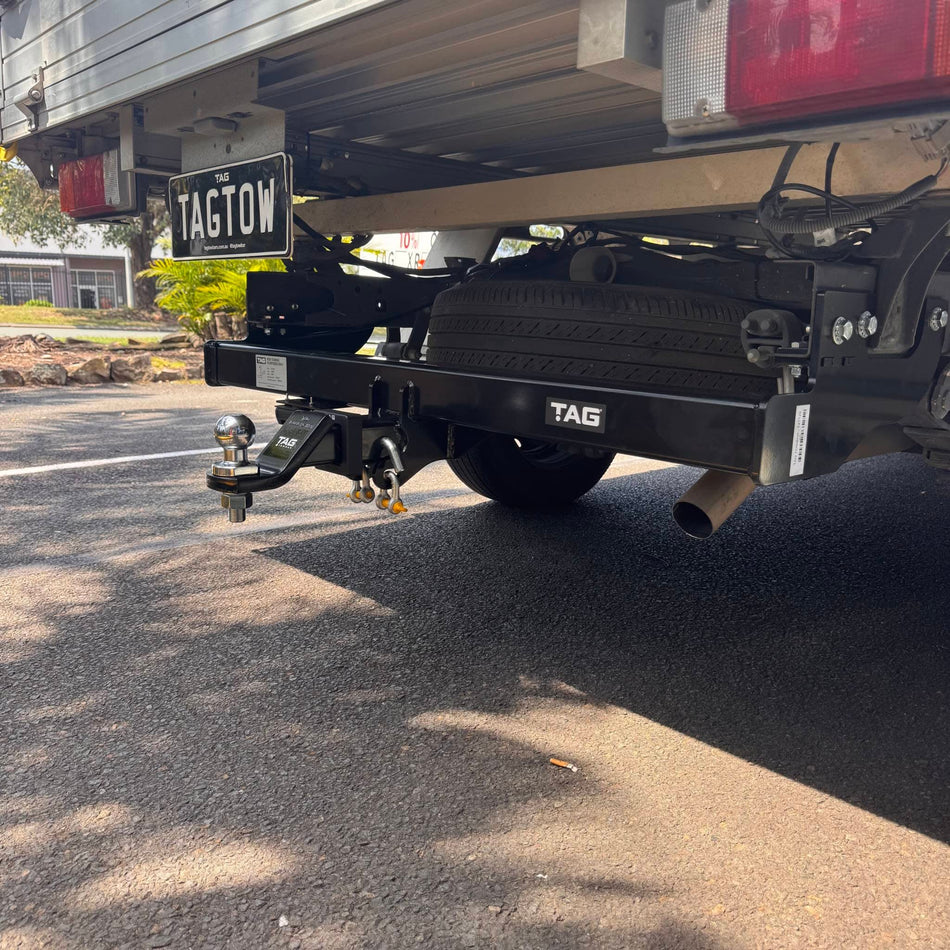TAG Heavy Duty Towbar & Direct Fit Wiring For Toyota Hilux Models With No Rear Bumper Step (10/2015 - On)
