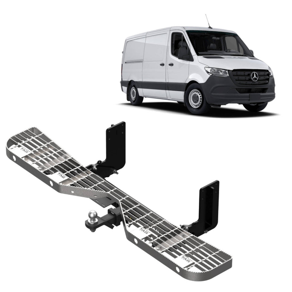 TAG Rear Step, Towbar & Wiring for Mercedes-Benz Sprinter Van - 5,0T Narrow Chassis MWB (907 Series, 519 Variant) (01/2019 - On)