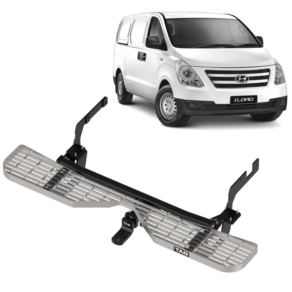 TAG Rear Step, Towbar & Wiring for Hyundai iLoad / iMax (02/2008 - 06/2021)