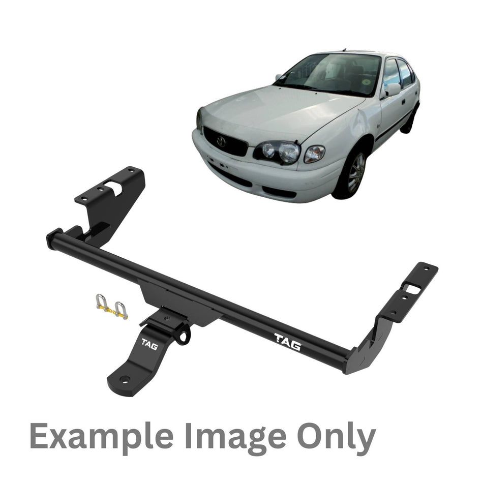 TAG Standard Duty Towbar and Direct Fir Wiring Harness for Toyota Corolla (09/1998 - 11/2001)
