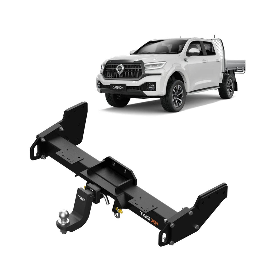 TAG Extreme Recovery Towbar & Direct Fit Wiring for GWM Cannon Cab Chassis (09/2020 - On)