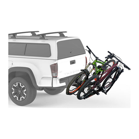HoldUp EVO tilted down with bikes loaded